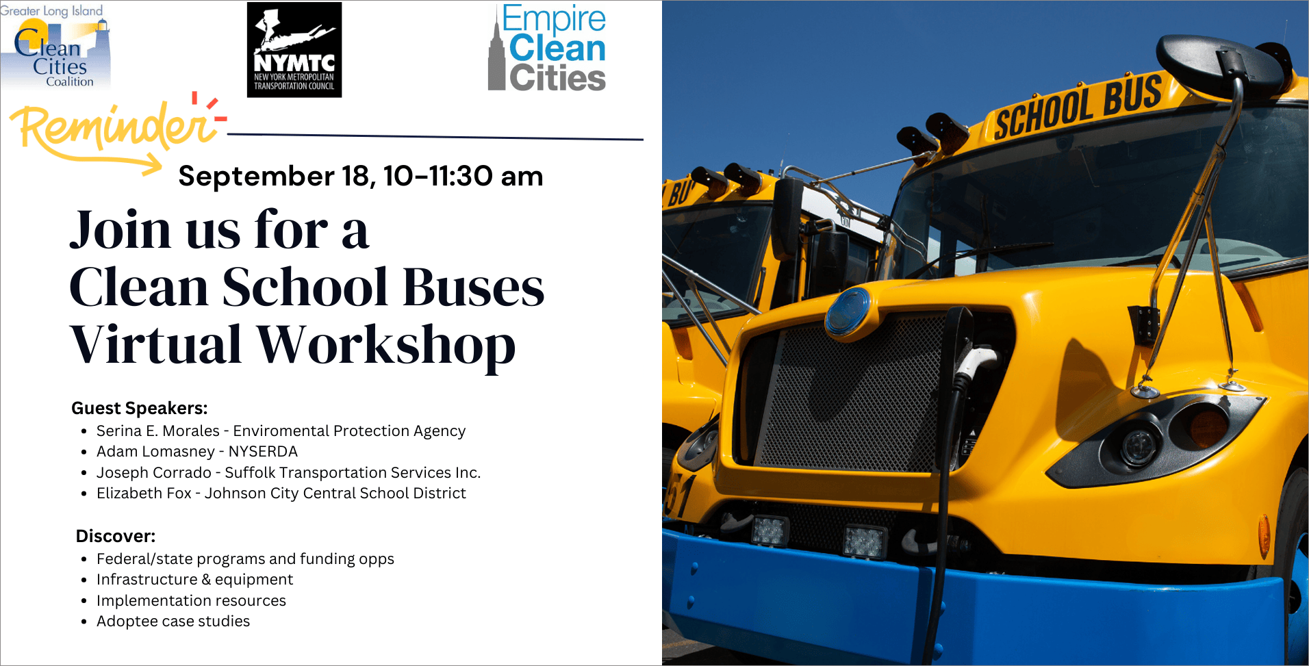 Clean School Buses Workshop